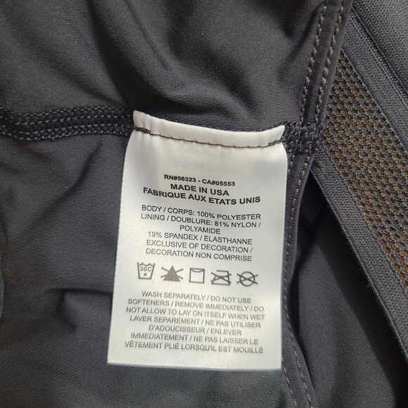 NEW Nike Pro Elite 2" Brief-Lined Running Shorts DA2943-067 Size L Gray Yellow - Picture 4 of 5